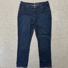 Riders By Lee Jeans Women's Size 18W M Blue Classic Fit Straight Leg Stretchy