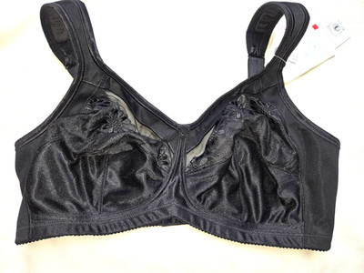 Anita Safina Bra  #5349 Wireless Pocketed Mastectomy Size 42D Black NEW W/ TAGS
