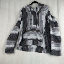 Mexican baja hoodie Size Medium Gray Surfers Sweater