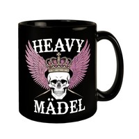Totenkopf Kaffeebecher Heavy MäDel Tasse