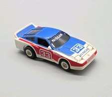 TOMY Aurora AFX NISSAN 300ZX - Blue White Red HO Slot Car 8633