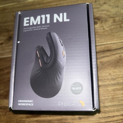 ProtoArc EM11 NL Ergonomische Maus Gaming Kabellos Vertikal Maus Büro Arbeitsplatz