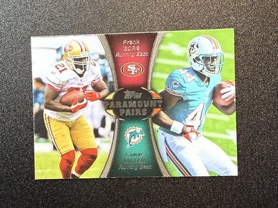 Frank Gore Lamar Miller 2012 Topps Paramount Pairs San Francisco 49ers #PA-GM