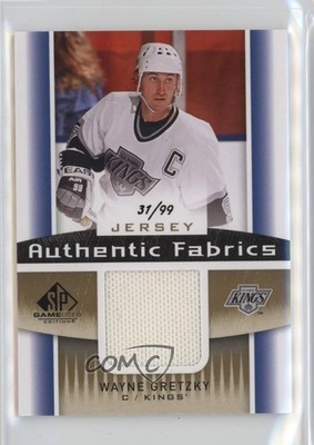 2013 SP Game Used Edition Authentic Fabrics Gold Jerseys 31/99 Wayne Gretzky 9et