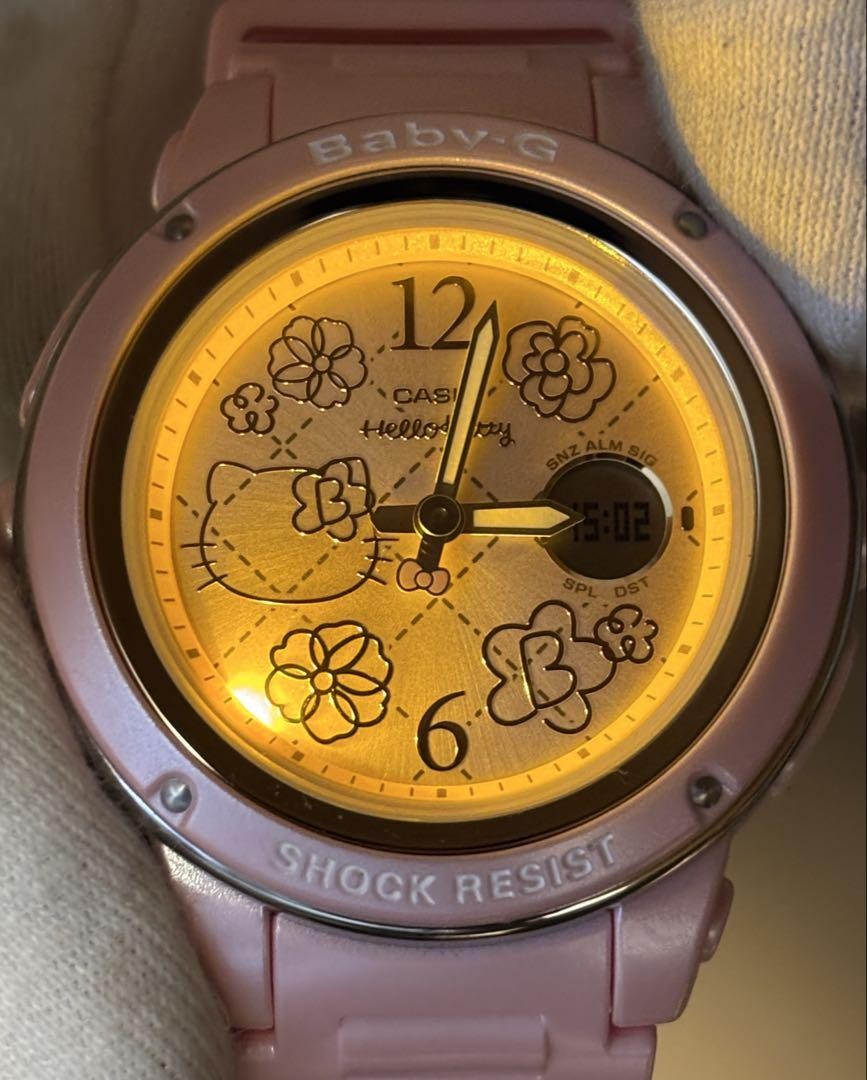 Casio Baby-G Hello Kitty BGA-150KT 25th Anniversary Pink Watch