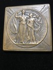 1904 UNIVERSAL EXPOSITION  LOUISIANA PURCHASE SILVER MEDAL AWARD BRONZE W/ CASE — photo 9