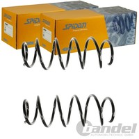 2X Spidan Fahrwerksfedern Satz Vorne Passend FÜR Skoda Fabia Roomster Vw Polo