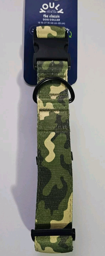 YOULY  Classic Camo Dog Collar, Large