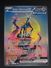 Pokémon TCG Iron Crown EX Scarlet & Violet Temporal Forces 206/162 on eBay