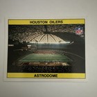 Houston Oilers NFL Football Stickers Lot 2 Astrodome & Helmet Card #62 — photo 1