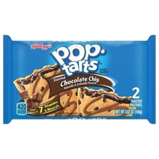 Kellogg s Pop-Tarts Frosted Open & Fold Display Chocolate Chip Pastry, 3.3