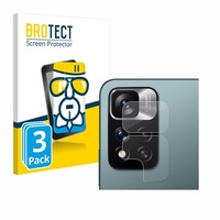 3X Panzerfolie Schutzglas Xiaomi Redmi Note 11 Pro+ 5G (Nur Kameraschutz)
