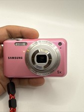 Pink Samsung ES67 10.2MP Digital Camera + 4GB + Charger + Case