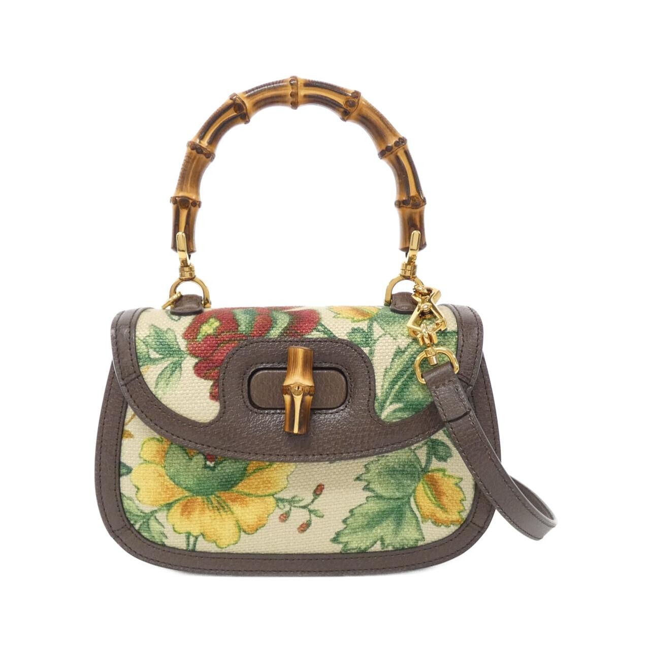 Authentic GUCCI GUCCI BAMBOO 1947 675797 U1WBT Bag  #260-007-376-9279