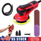 6" Electric Brushless Random Orbital Sander 5 Variable Speed Sander 10000 RPM US