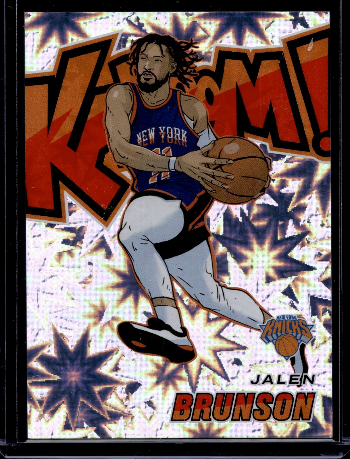 2024-25 Panini Revolution Kaboom Vertical #13 Jalen Brunson