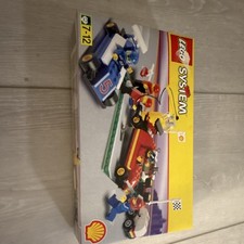 LEGO Formula 1 Pit Stop 2554 System Shell Racing Complete Set Box