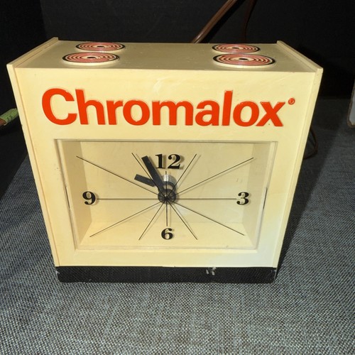 Rare Vintage Chromalox Advertising Clock