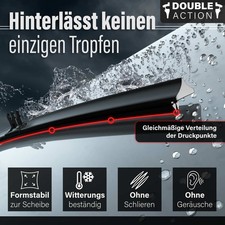 Scheibenwischer Set für Audi RS5 Coupé Bj. 03/10-08/15 Double Action
