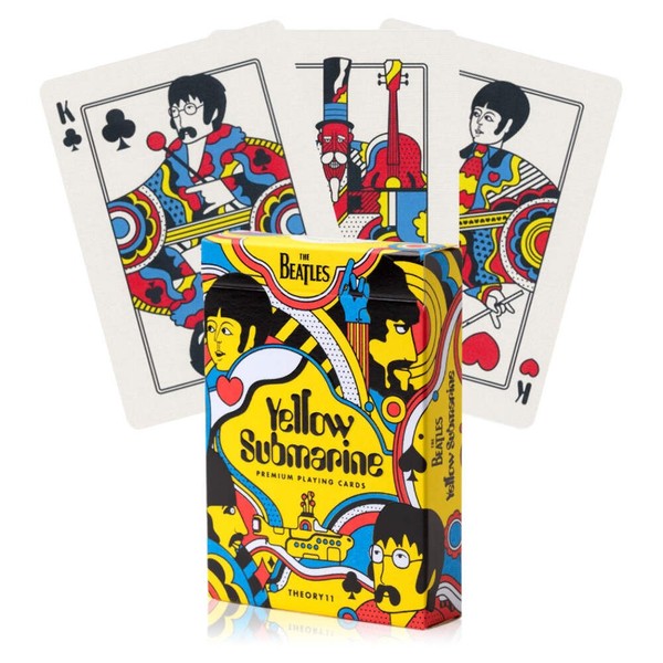 Yellow Submarine The Beatles Playing Cards Deck THEORY11 11 Premium Kartendeck-image