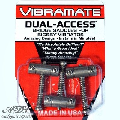 Vibramate 3 Abzugsbügel Vintage Tele für Vibrato B5 Dual-Access Stahl Edelstahl