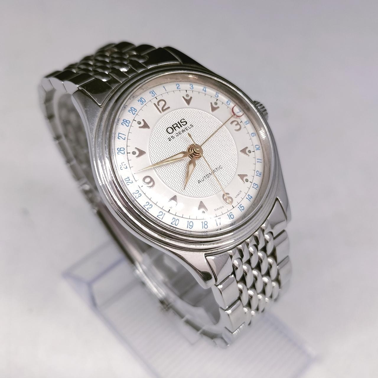 ORIS 7470 Oris Automatic Winding Pointer Date Ske… - image 3