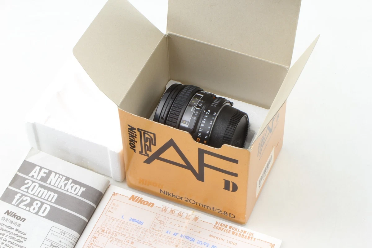 Nikon Ai-s Nikkor 20mm F2.8 箱付き Nikon 20mm f2.8 Nikkor AI-S - Lens – Kamerastore