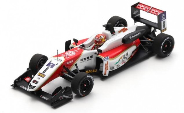 Miniature F3 Spark Dallara F312 Macau Zhou Guanyu 1/43 édition prestige pour collectionneur