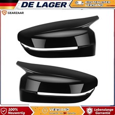 Spiegelkappen Satz f�r BMW 7er G11 G12 Schwarz Glanz Links Rechts GEARZAAR