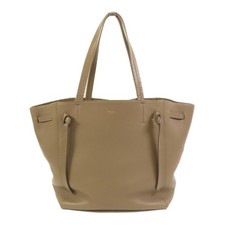 Borsa a tracolla CELINE Cabas Phantom pelle di vitello grigio