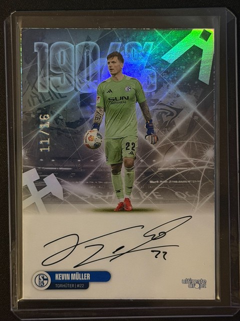 Ultimate Dropz Schalke - Kevin Müller /16 On Card Auto