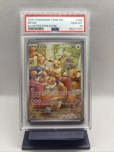 2024 Pokemon Twilight Masquerade Eevee #188/167 PSA 10 GEM MINT