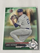 2017 James Marinan Topps 1st Bowman Green Baseball SN /99 #BD-169 Dodgers
