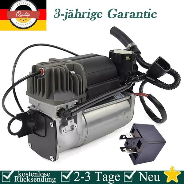 FüR Audi Q7 4LB Diesel 4L0698007A 4154033050 Luftfederung Kompressor Komplett-image