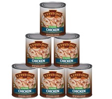 Keystone All Natural Premium Canned Chicken 28 Oz Fully Cooked No Pack of 6
