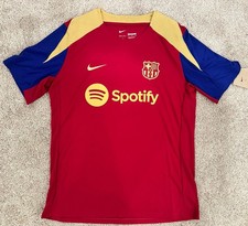 Nike FC Barcelona Strike Training Top FJ5439-621 Manica Corta Uomo M Dri-Fit Nuovo