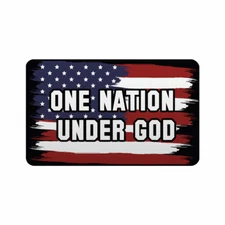 ONE NATION UNDER GOD America USA Flag Refrigerator Wall Magnet 2"x3"