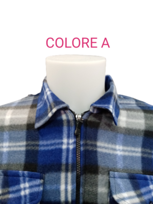 Camicia Da Uomo In Pile A Quadri