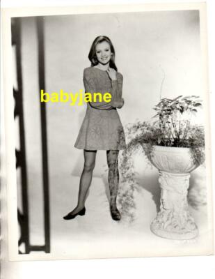 HAYLEY MILLS ORIGINAL 8X10 PHOTO WEARING A MINI DRESS 1968 TWISTED NERVE
