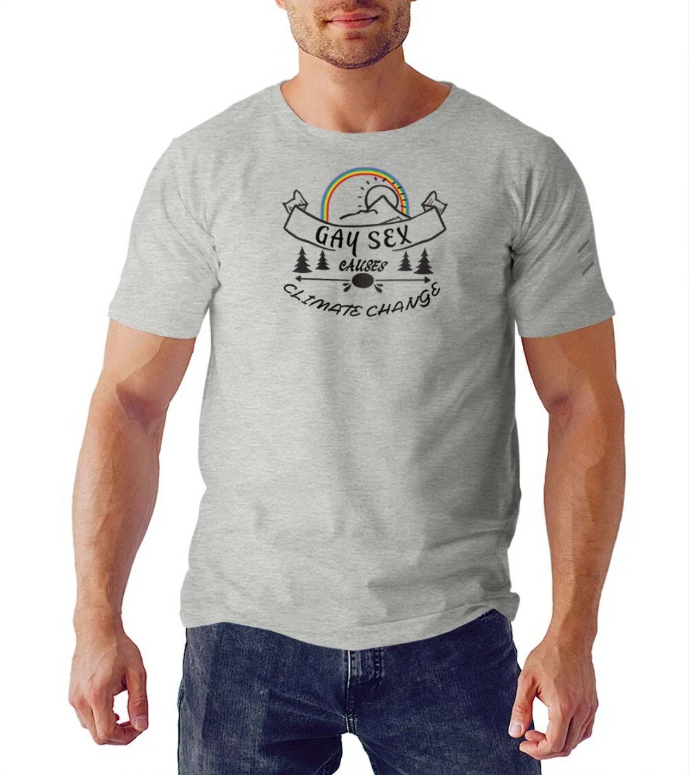 Gay Sex Causes Climate Change T-shirt by iamSUCIA | eBay