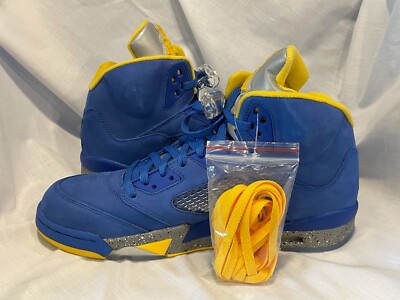 Air Jordan 5 Retro JSP Laney Mens 12 Varsity Royal Maize CD2720