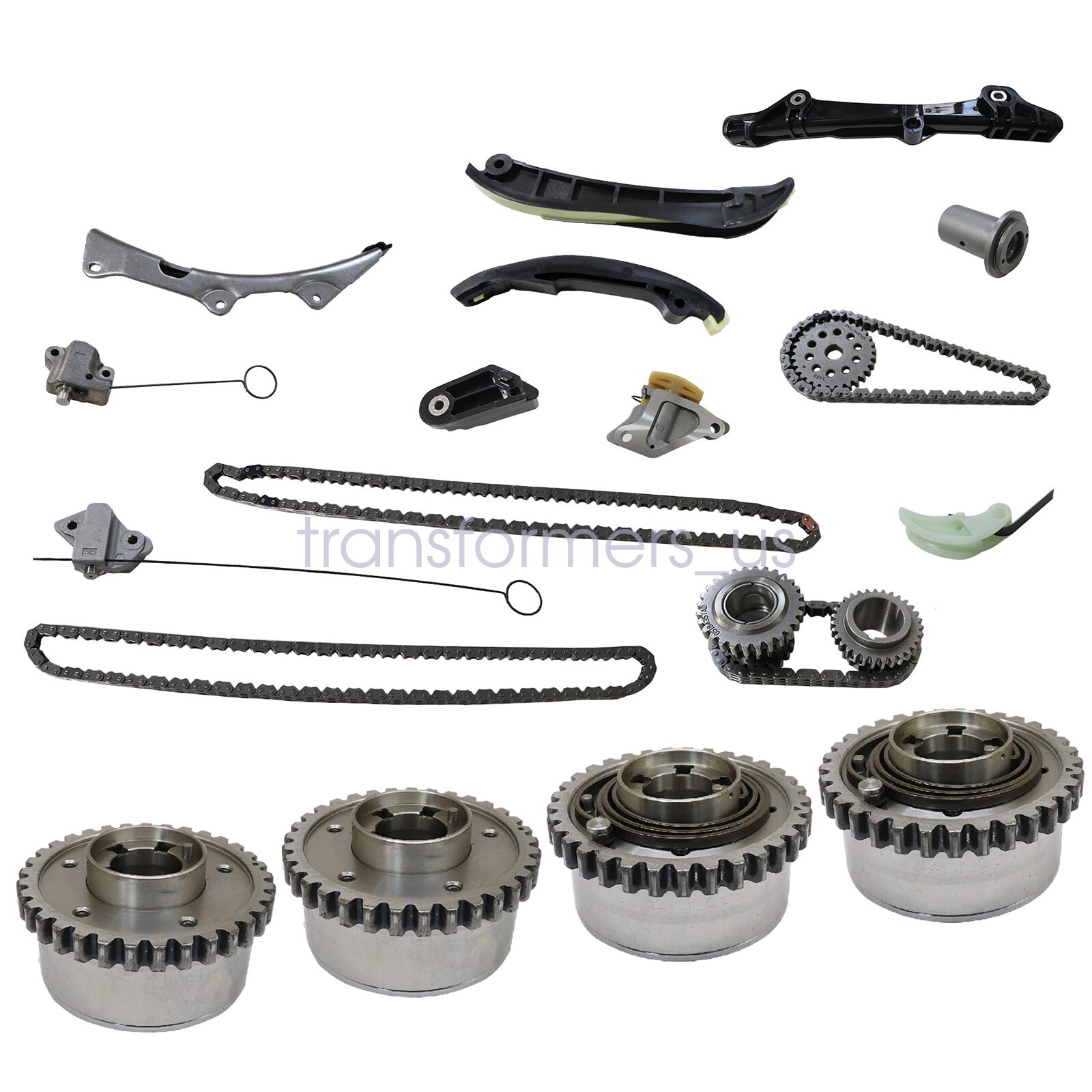 Timing Chain Kit Camshaft Phaser Fit Maserati Quattroporte S Ghibli S Q4 Levante
