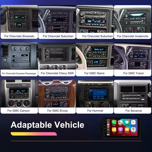 GPS NAVEGACIÓN ANDROID 13 CARPLAY PARA CHEVROLET COLORADO 2004-2006 RADIO ESTÉREO COCHE FM - Imagen 6 de 22