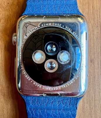 1st Generation Apple Watch - 42mm - Model: A1554 + blue magnetic