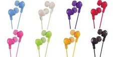 JVC HAFR6 Gummy Plus In-Ear Headphones/Earbuds with Remote  Microphone