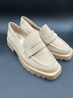 Dolce Vita Elias Chunky Lug Sole Penny Loafers Dune Beige  display picture 2