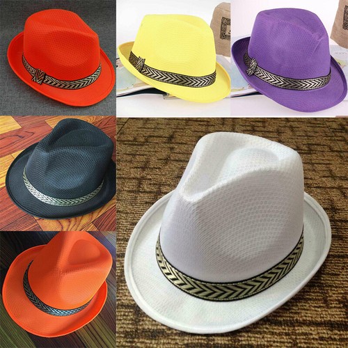 Panama Hat Sun Fedora Unisex Men Women 