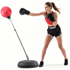 Uimoso Punching Bag Freestanding Reflex Speed Boxing Bag Training Adjustable