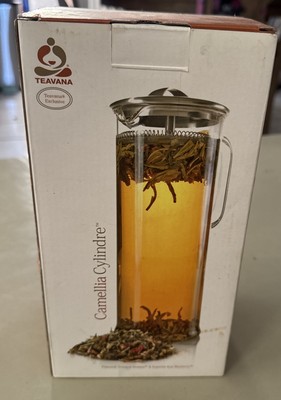 Teavana Verre Illumine Collection Camellia Cylinder for Brewing Tea 34oz
