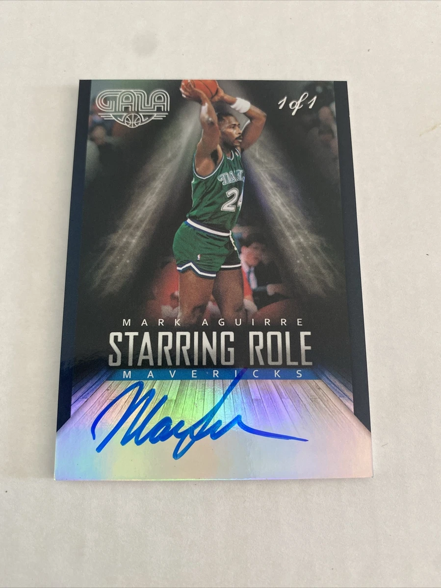Mark Aguirre Basketball Sports Trading Card Singles Autographed 